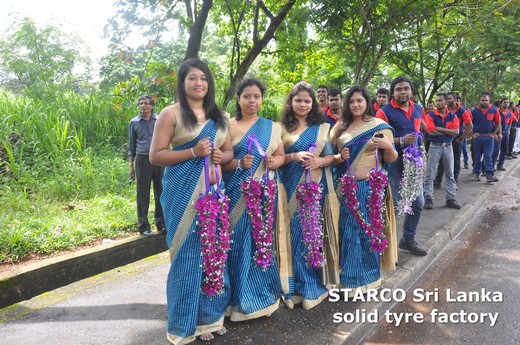 STARCO расширяет производство цельнолитых шин на своем заводе в Шри-Ланке